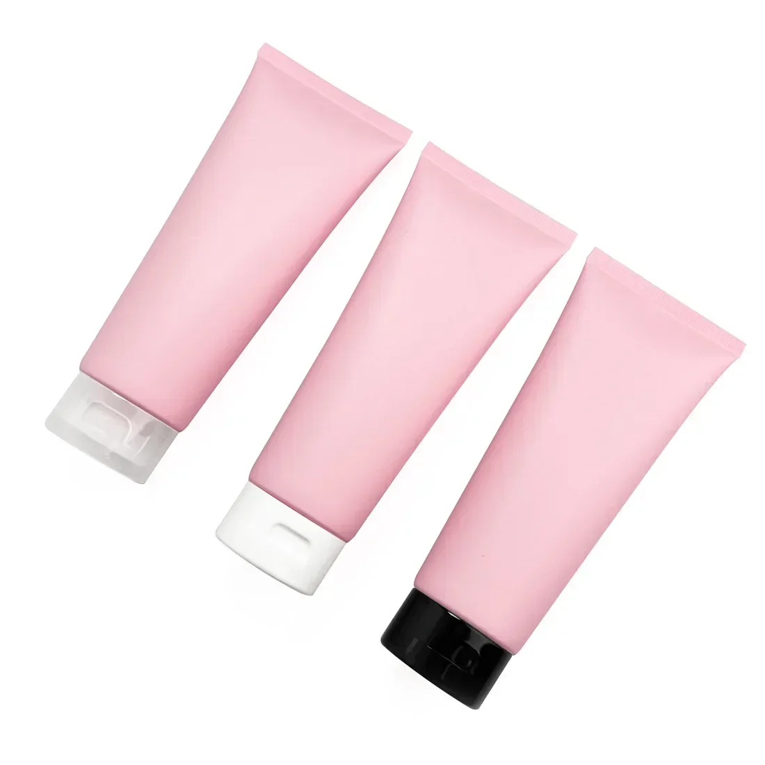 10/30/50 個 200 ミリリットルマットピンクソフトホースチューブフェイスクリームチューブ洗顔料エッセンスローションボトル化粧品容器卸売