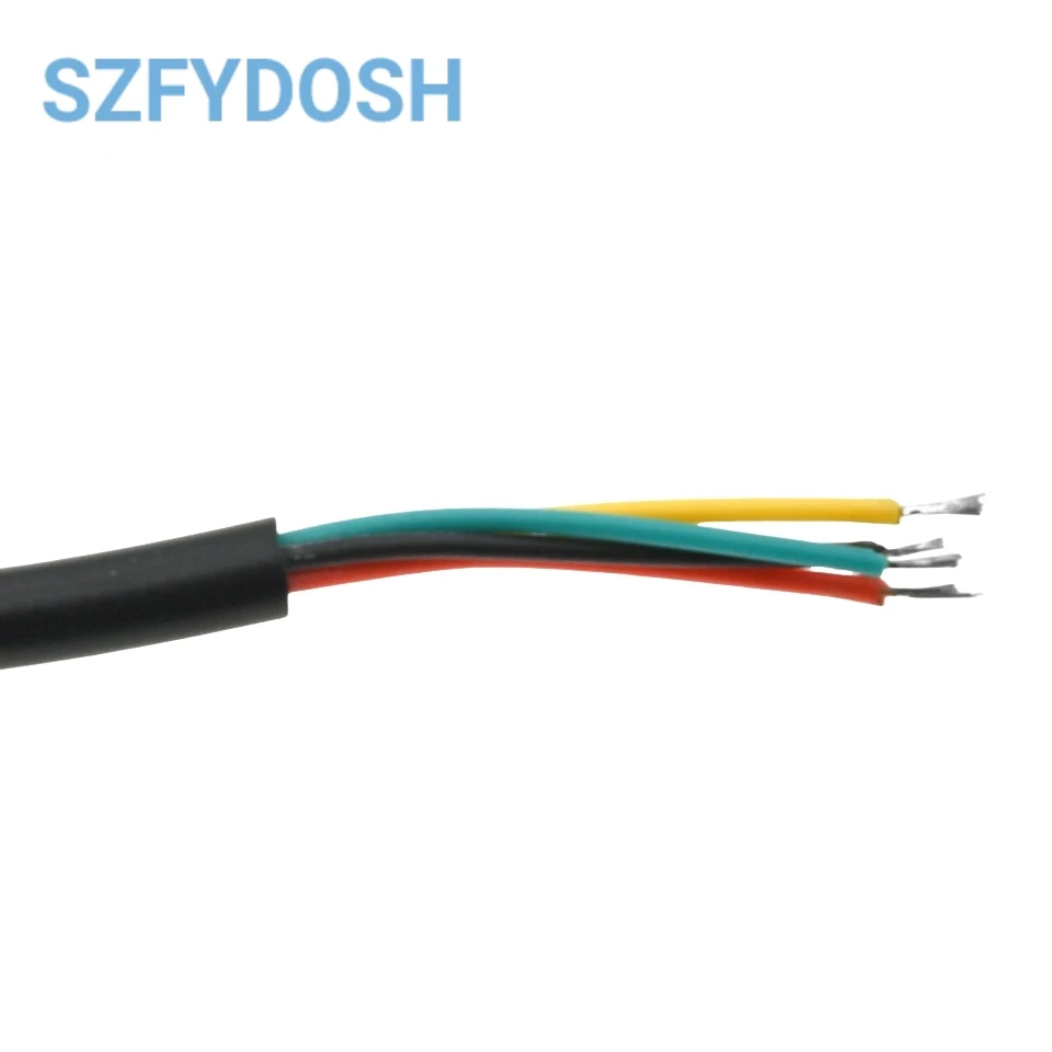 AHT10/AHT20/AHT30 Водонепроницаемый датчик температуры и влажности с проводом зонда из нержавеющей стали I2C для промышленного применения