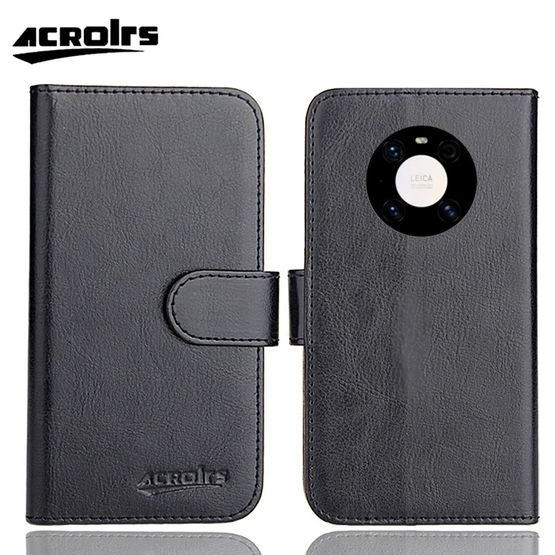

For Huawei Mate 40 Case 6 Colors Fashion Flip Ultra-thin Wallet Card Slots Leather Cover Protective Phone Bags
