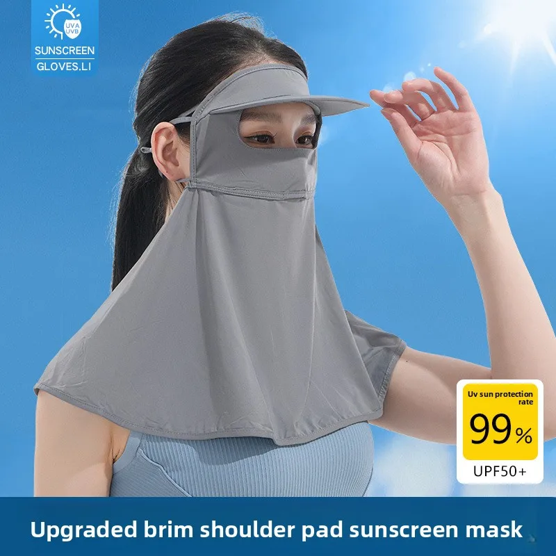 

Sun Protection Face Mask For Women Neck Gaiter, Face And Neck Protection, Ear-Hanging Face Towel