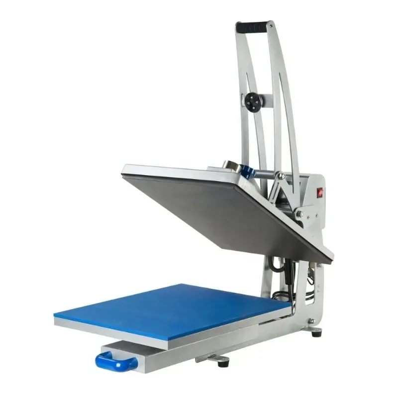 16X20 semi-automatic design automatic opening and sliding out hot press T-shirt printing machine