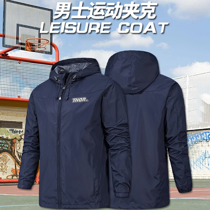 

THORSOL Waterproof Bicycle Wear Orange Cycling Jacket Men Raincaot Motocross Bike Clothing Chaqueta De ciclismo Hombre Invierno