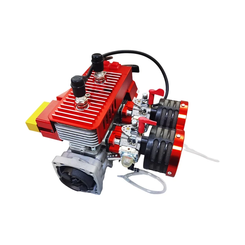 FY SY-4WD 60cc Dual-Cylinder 2-Stroke Gasoline Petrol Engine