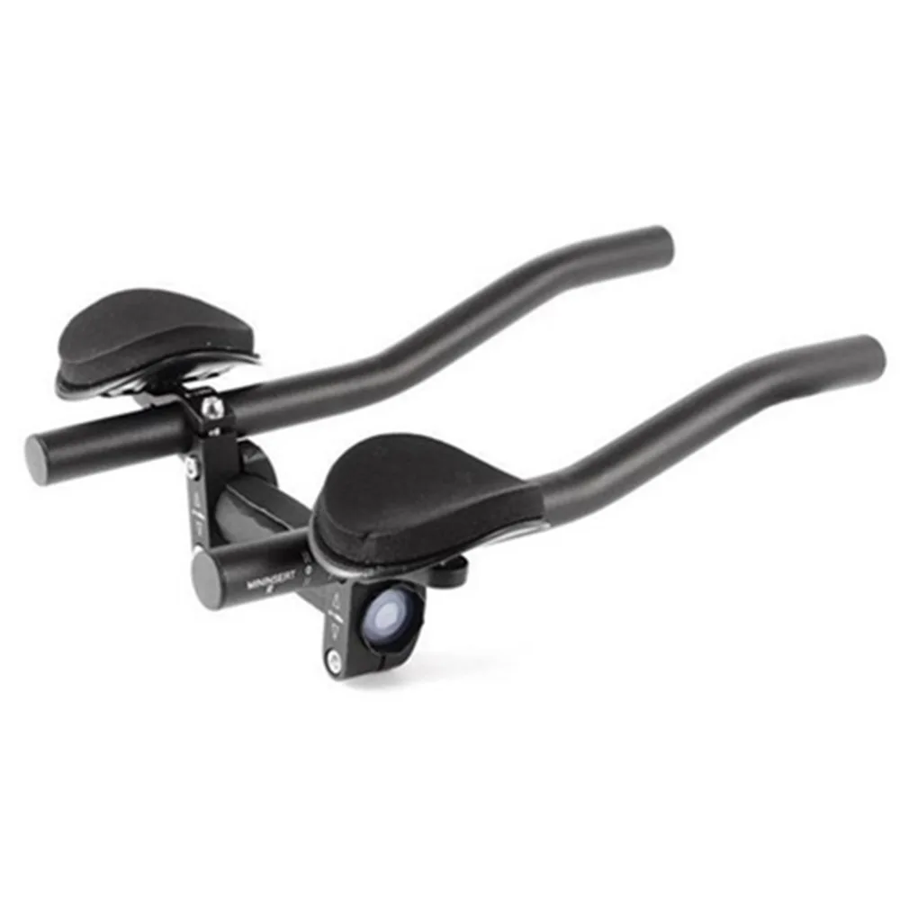 

Durable Clip-On Bike Handlebar Aluminum Alloy ​​Anti-Slip Bicycle Rest Handlebar Black Cycling Triathlon Aero Bar Triathlon