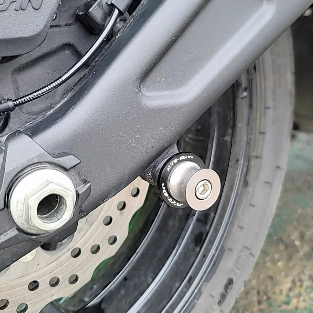 Accesorios CNC para motocicleta, tornillo de soporte de 10mm, carretes basculantes deslizantes para Kawasaki ER6N ER-6N 2023-2006 2013 2014 2015,