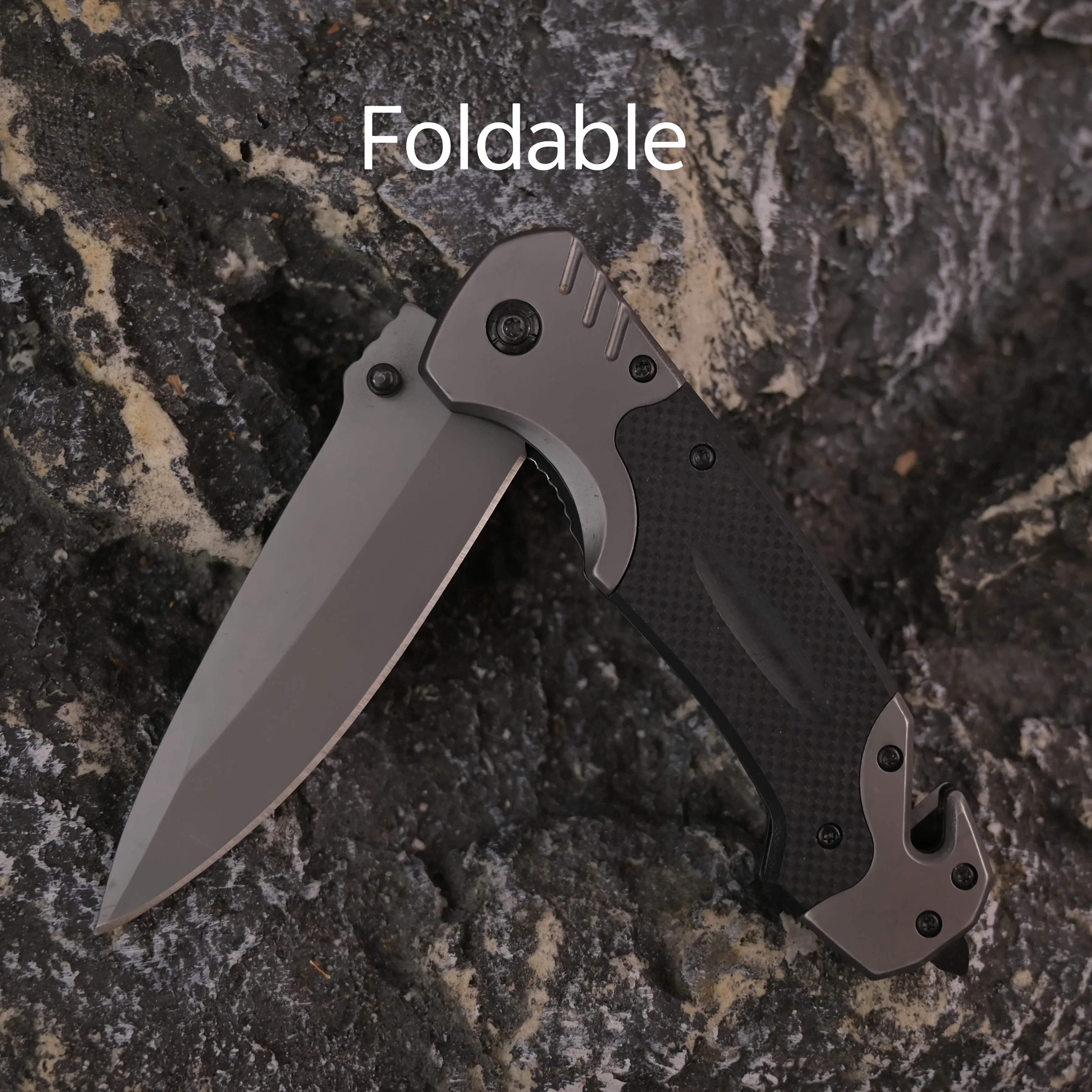 

Многофункциональный складной нож с ручкой G10 — высокая твердость, острое и износостойкое лезвие, открывалка для бутылок, оконный выключатель