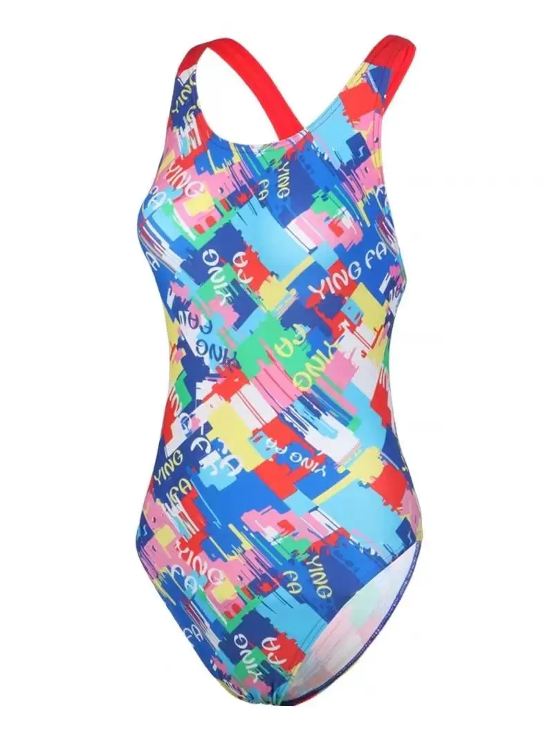 YF Professional Women costume da bagno intero da competizione Training Sport costumi da bagno Sexy Arena costumi da bagno Triatlon competitivi