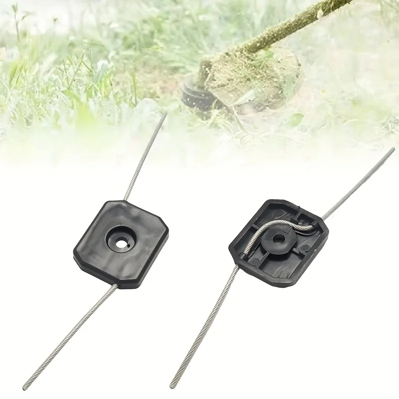 10/20Pcs Heavy Duty Trimmer Blades Square Base Lawn Mower Quick Change Replacement Parts Garden Lawn Accessory