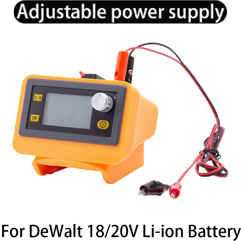 

CNC adjustable DC regulated power supply for DeWalt 18/20V Li-ion battery Adapter Buck-boost controllable power supply