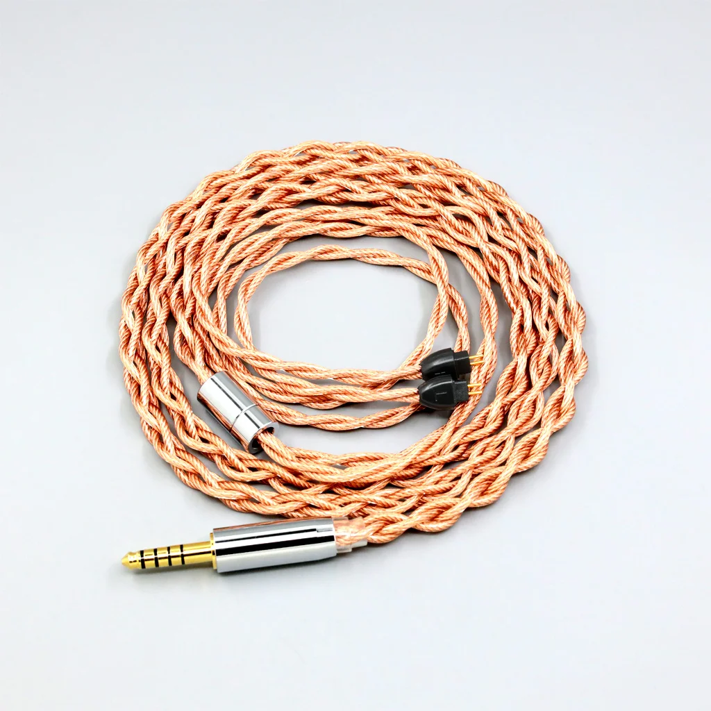 

LN007770 Graphene 7N OCC Shielding Coaxial Mixed Earphone Cable For HiFiMan RE2000 Topology Diaphragm Dynamic Driver 4 core