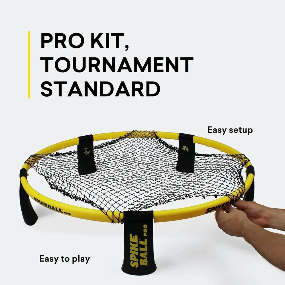 Kit Pro (édition tournoi) – comprend un filet de jeu plus fort amélioré, nouvelles balles conçues pour ajouter de la rotation, jauge de pompe à bille portable,