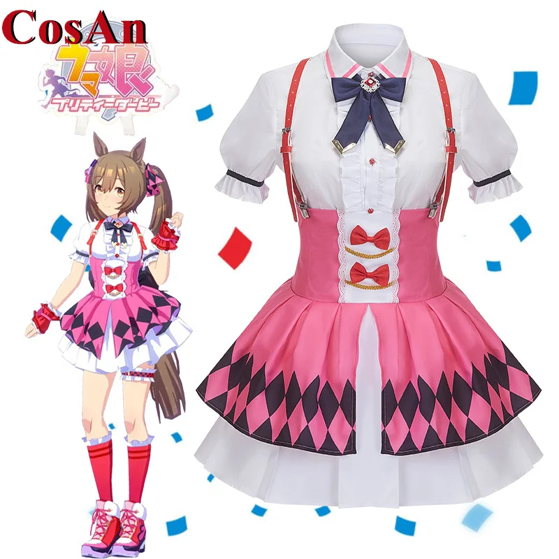 

CosAn Game Umamusume:Pretty Derby Smart Falcon Cosplay Costume Cute Combat Uniform Activity Party Role Play Clothing Custom-Make
