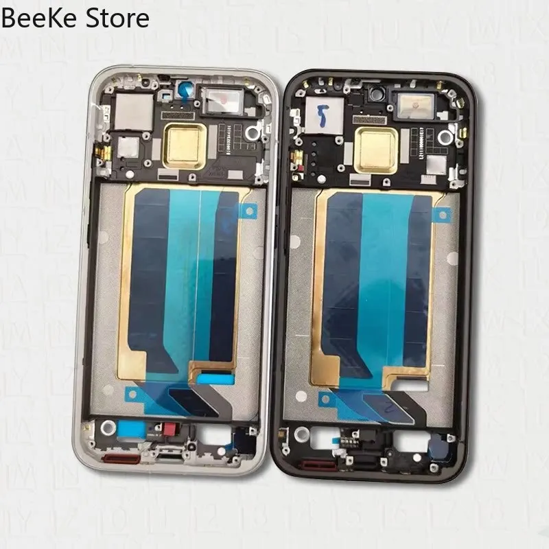 For POCO X8 Pro，POCO X8Pro Max Front Plate LCD Mid Bezel Holder Screen Phone Housing Replace Parts Middle Frame + Side Button