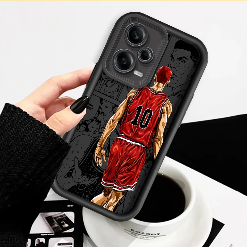 SLAM DUNK Anime Comics Art Eye Ladder For Xiaomi Redmi Note 13 12 12C 11 11S 10 10C 10A 9C 9A Pro 5G Cover Phone Case