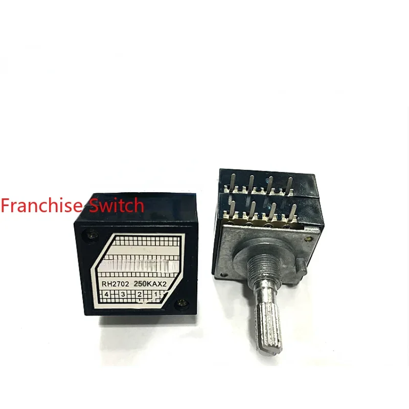 

5PCS Fever Level Resistance Stepping 27 Type Duplex Volume Potentiometer RH2702-250KA Exponential