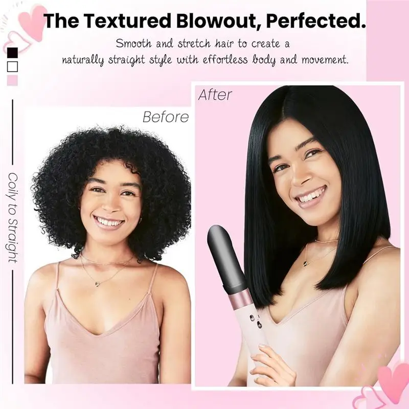 -November Upgraded Hair Straightener Attachment For Dyson Airwrap HS01 HS05 HS08 Gentle Airflow Smooth Nozzle For Air Wrap