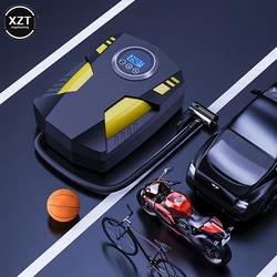 Portable Automobile Air Compressor Digital Tire Inflation Pump LED Lamp Tire Compression Pump Compressor For Car Motorcy