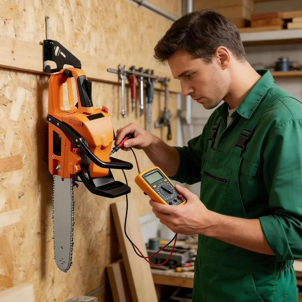 

Вешалка для инструментов, металлическое настенное крепление для бензопилы, экономия места, сверхмощные вешалки для бензопилы, противоскользящий сверхмощный кронштейн, организация навеса