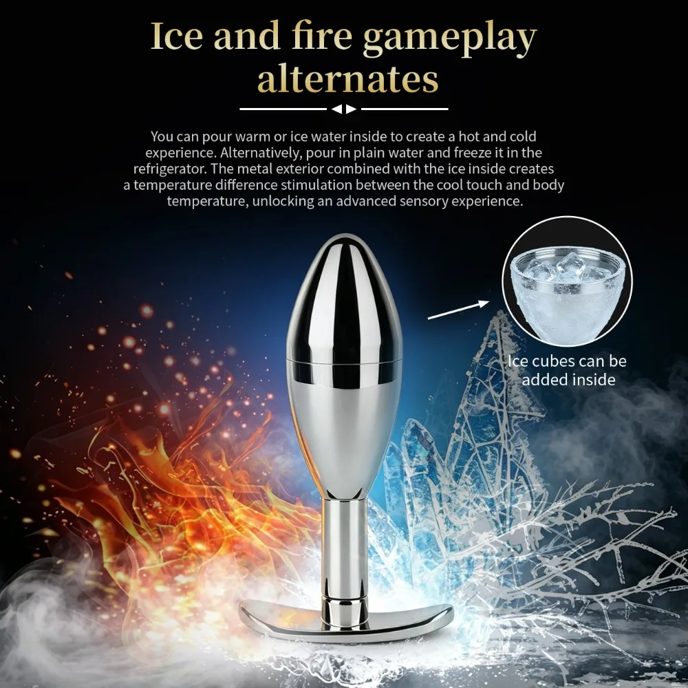 Stainless Steel Egg Anal Plug Wearable Butt Plug Hollow Detachable Used To Hide Keys Storage Adult Game Sex Toys for Woman Men - view 5