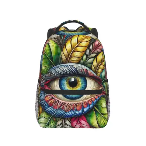 Evil Eye  Backpack Hot Sale Daypack Large Capacity Kids BookBag School Bag Shoulder Bags for Men Women