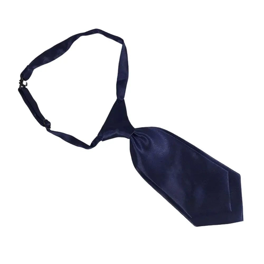 Fashion 20CM Women Necktie Double Layer British Cravat Simple Adjustable Children Neck Wear