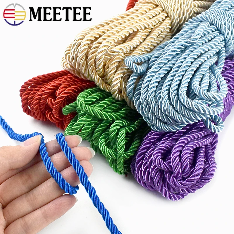 เชือกถักสี ขนาด 5 มม. ความยาว  - Home Textiles & Decorations บทวิจารณ์และราคา