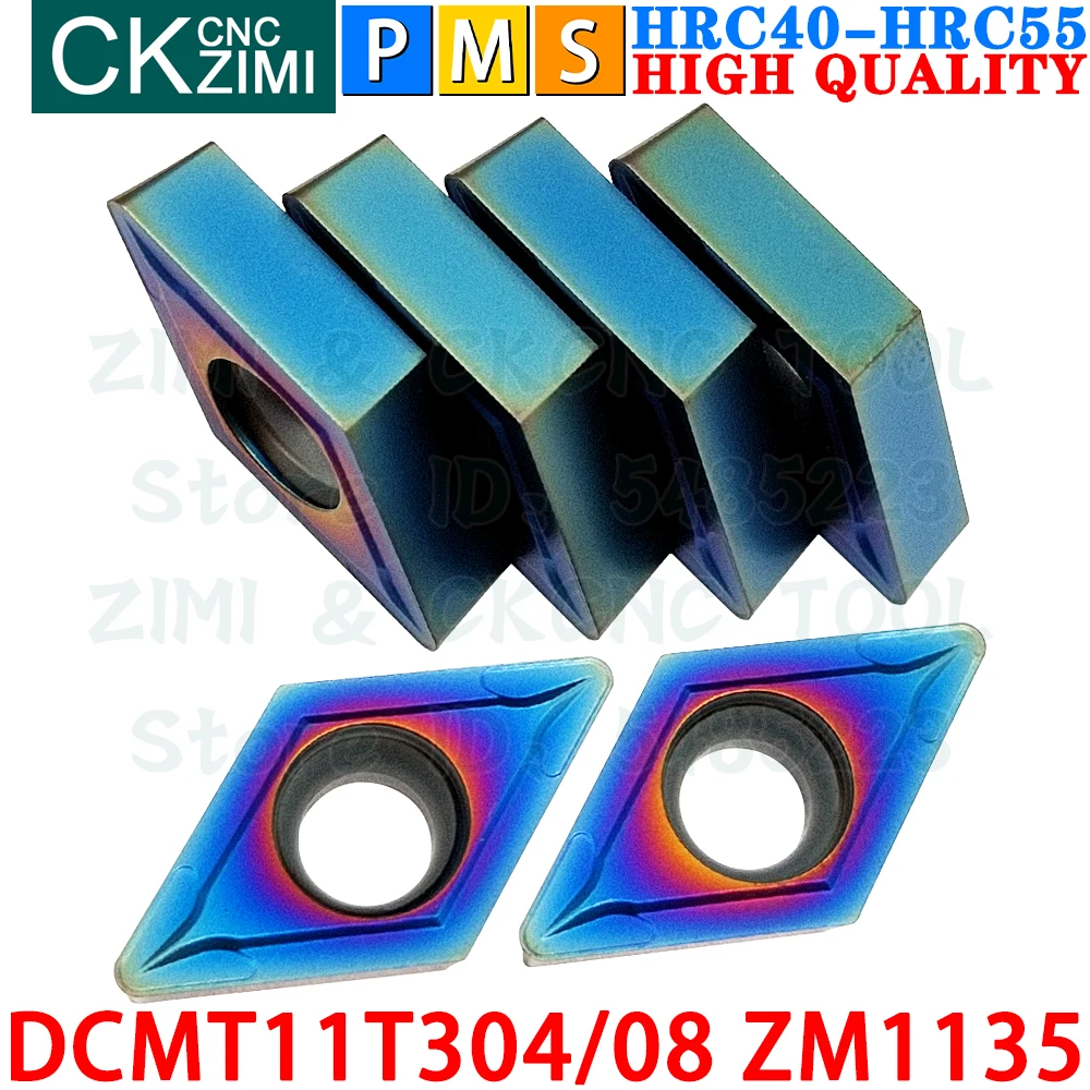 

DCMT11T304 ZM1135 DCMT11T308 ZM1135 DCMT 11T3 DCMT11T3 Твердосплавные пластины Наружные внутренние токарные пластины Инструменты Инструменты для резки металла с ЧПУ Столярные инструменты