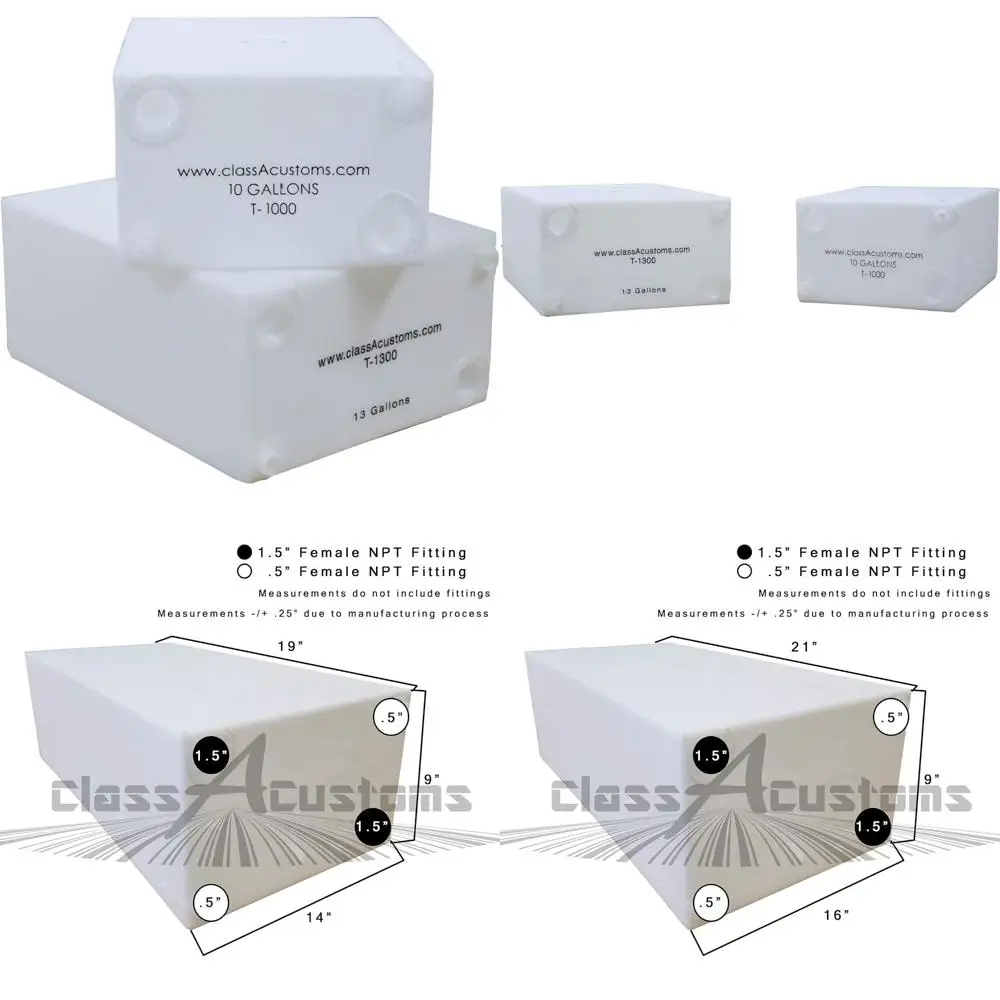 Комбинированные резервуары для воды на колесах — 10 и 13 галлонов для удержания свежих и серых резервуаров |   Таможность класса А