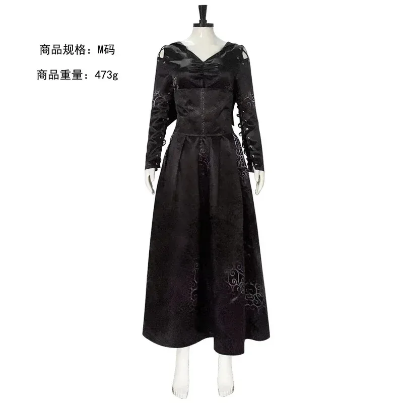 Bellatrix Cosplay Lestrange Cosplay Magic Movie Costume Halloween Carnival Party Disguise Roleplay Suit For Female Women Adult