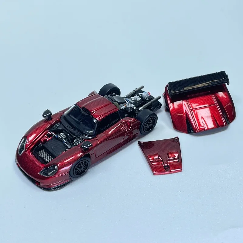 In stock 1:64 Le Mans 911 GTI 24h alloy replica vehicle model, boy toy gift, room collection statue