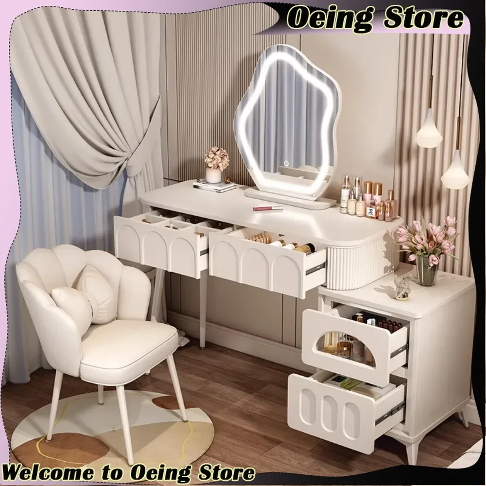 

Kids Luxury Dressing Table Organizer White Modern Cosmetic Dressing Table Jewelry European Coiffeuse De Chambre Furnitures