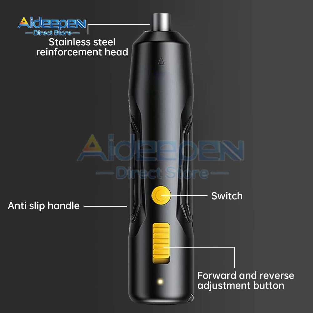 Electric Screwdriver Set 3.6V 5Nm Cordless Mini Hand Drill Rechargeable Screw Driver Multi-Function Power Tool