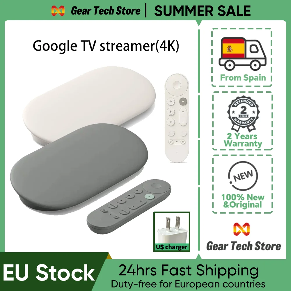 Google TV Streamer 4K 32GB Porcelana