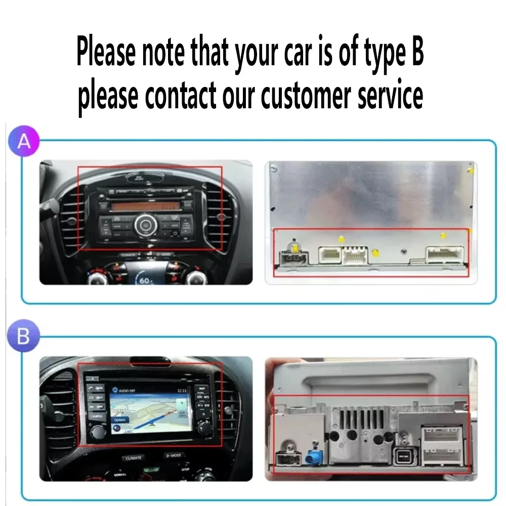 For Nissan Juke YF15 2010 2011 2012 2013 2014 CarPlay Auto 5G+WIFI GPS Car Radio Navigation Multimedia Video Player Stereo BT