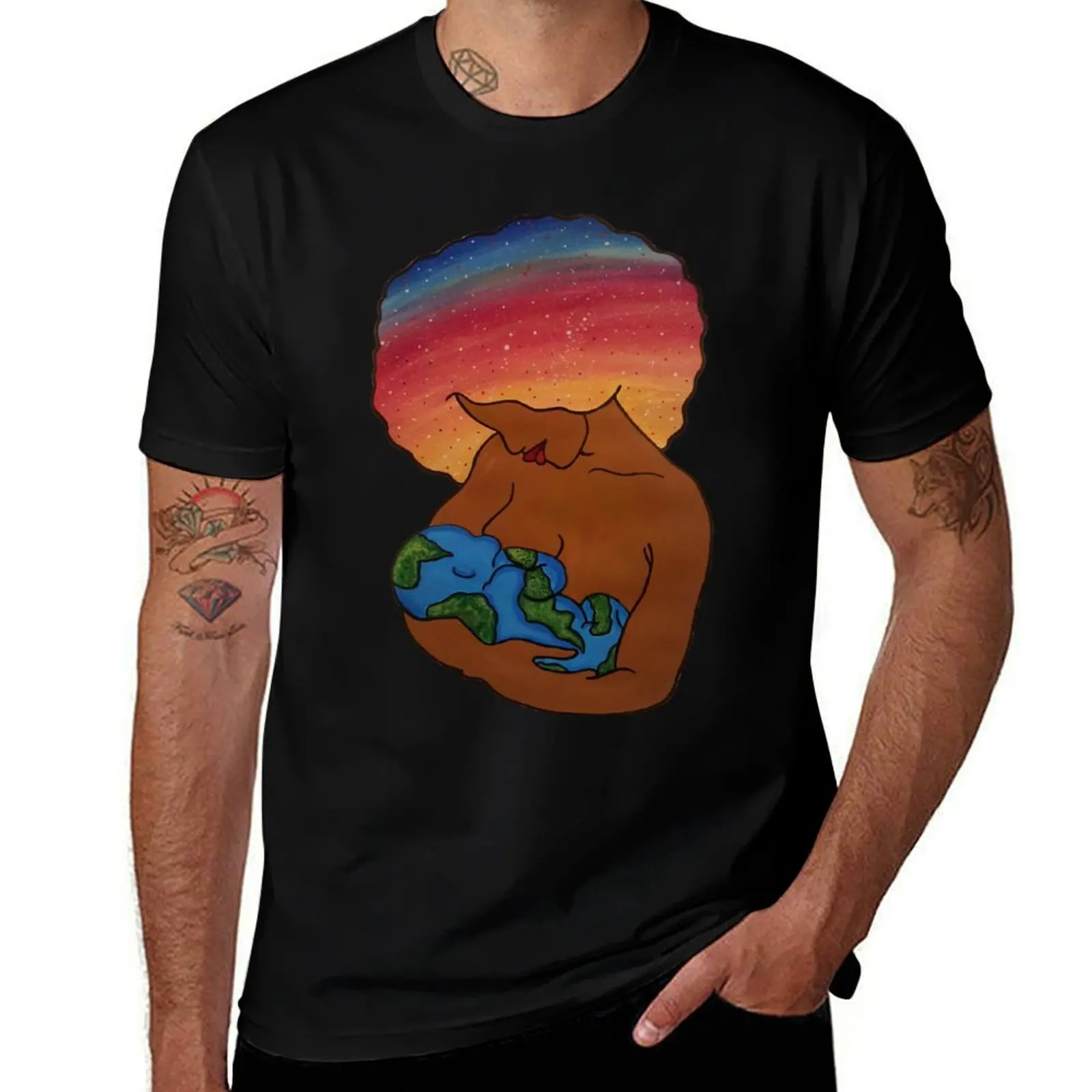 

Mother Earth T-Shirt t shirt man cotton t shirts for man graphic cars T-Shirt