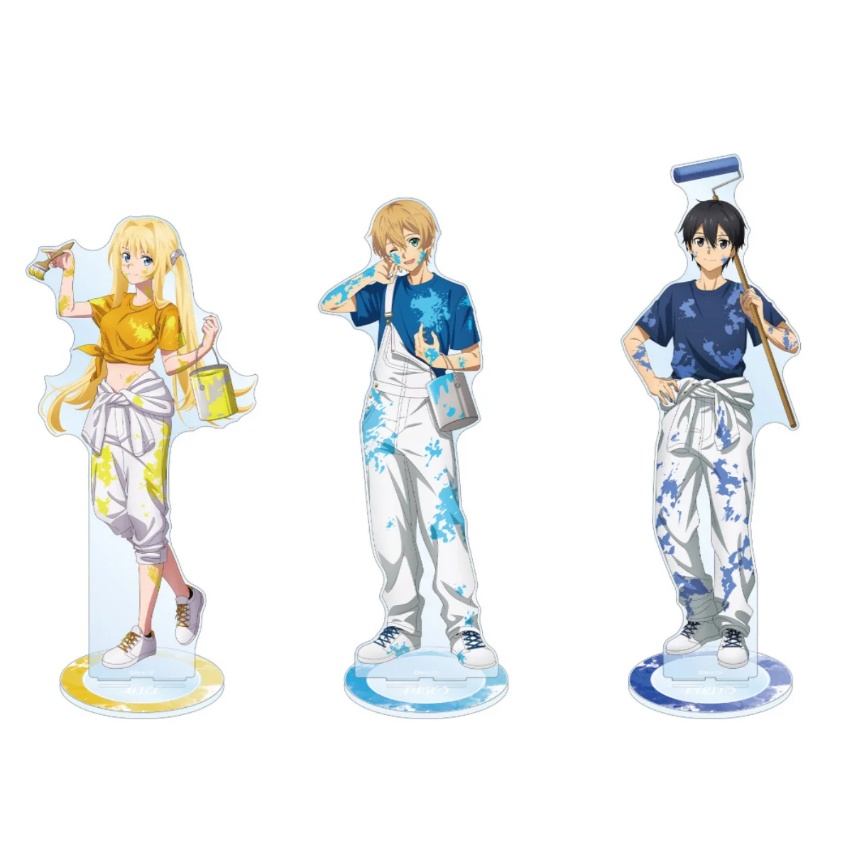 15cm Sword Art Online Acrylic Keychain Model Figure Cosplay Plate Holder Topper Birthday Fans Halloween‌ Gift