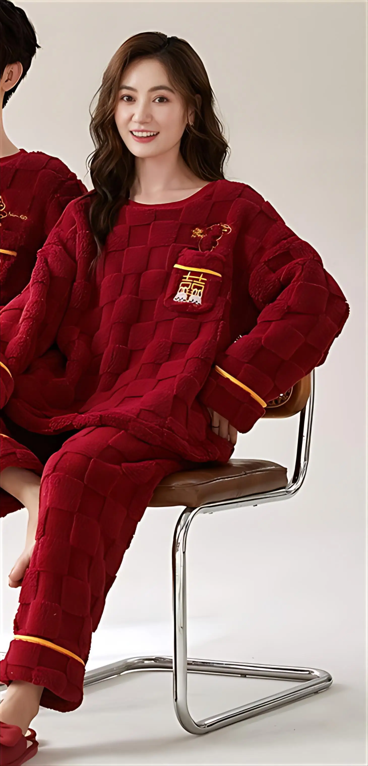 

Pajama Shorts Sets Women Rayon Morning Coffee Pyjama Set Womens Breathable Nightwear Round Neck Short Sleeve Capri Pants Quilted