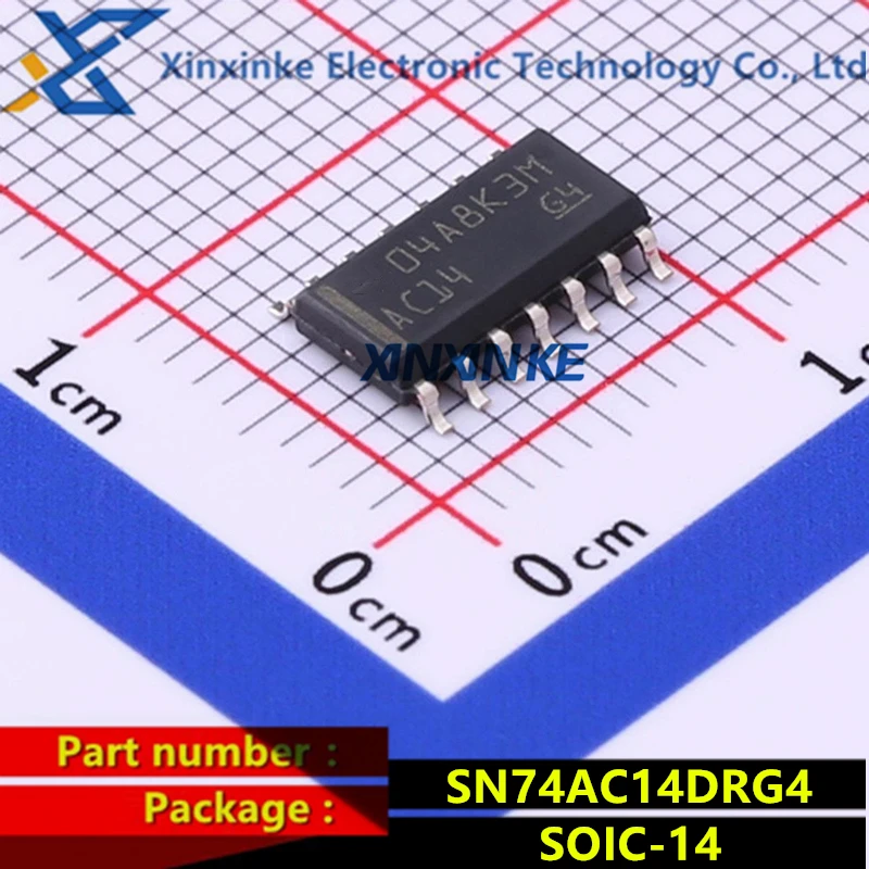 10PCS SN74AC14DR AC14 SOIC-14 Inverters Inverter Schmitt Trigger Inverters Logic ICs Hex Schmitt-Trigger Brand New Original