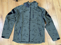 Outdoor Sports Night Camouflage Hooded Long Sleeved Lacket