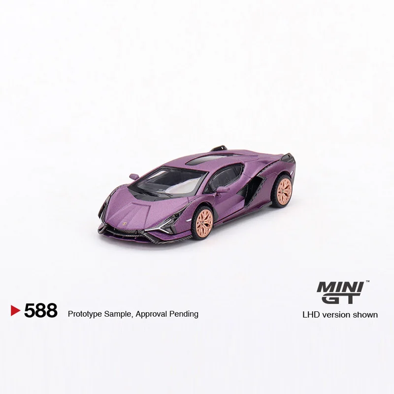 

TSM MINI GT 1:64 #588 Sian FKP 37 Matte Viola SE 30 Hong Kong Auto Salon Limited Edition Die-cast alloy model gifts