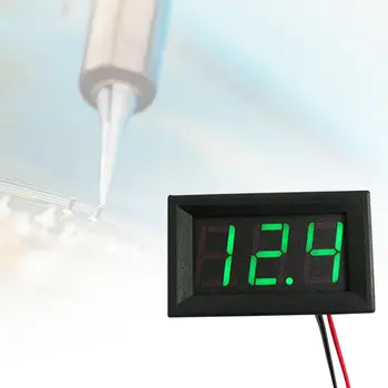 DC4,5V-30V panelový měřič napětí LED displej 0,56 palce voltmetrový přístrojový měřič napětí pro 6V 12V elektromobilní motocykl auto 8 nejlepší prodej 6voltový měřič - №5