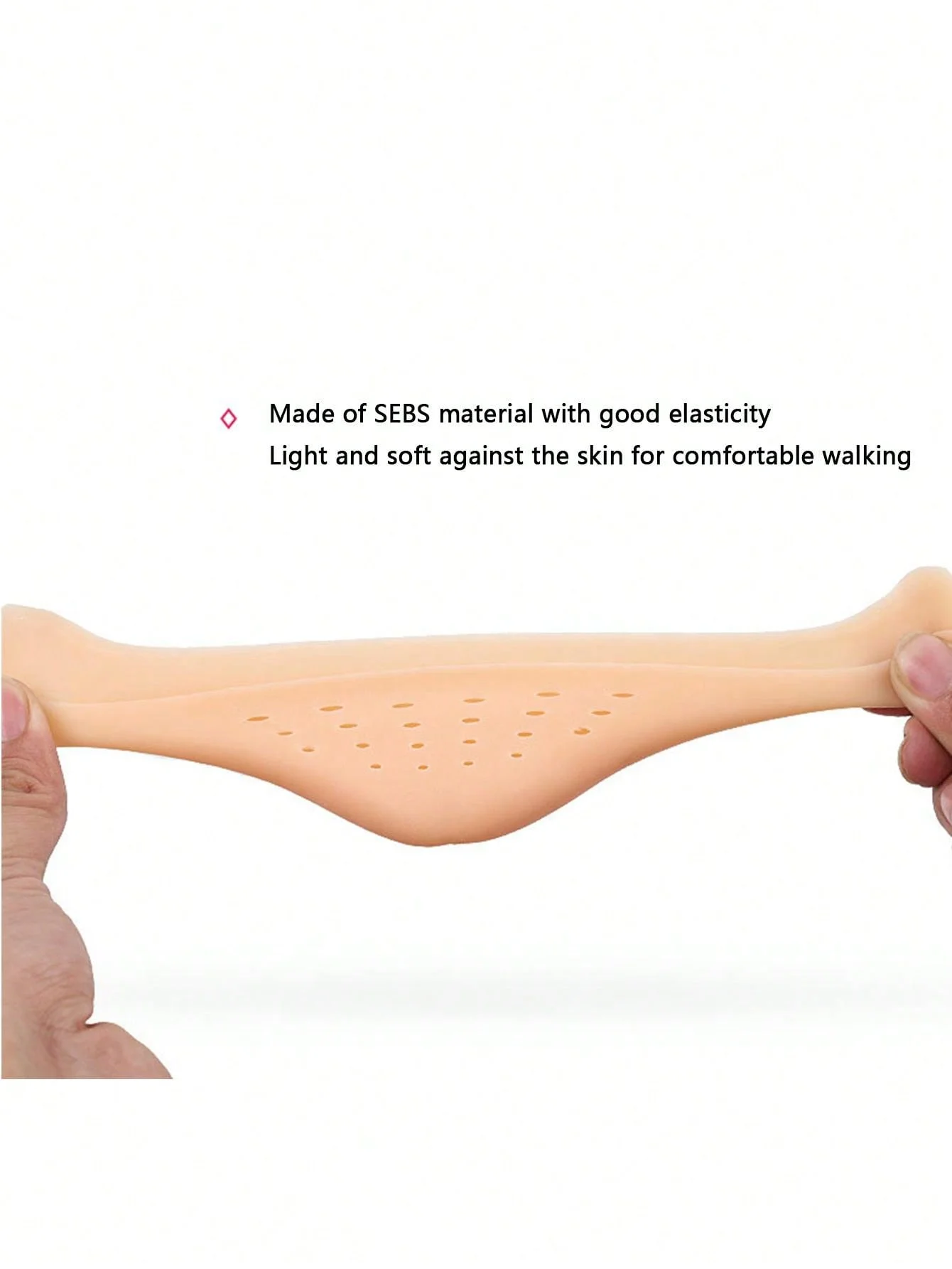 2 Pairs of Toe Protectors, Anti-Wear Toe Covers, Silicone Toe Pads for High Heels, Anti-Pain, Non-Abrasive Foot Pads, Big and Small Toe Protectors image 6