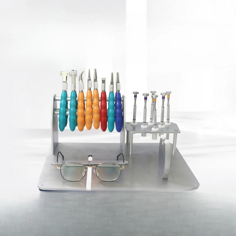 Glasses processing frame tool pliers screwdriver installation console
