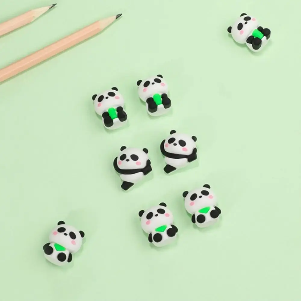 Cheese Bear Panda Fast Food 3D Shape Eraser High Elasticity Traceless Sharing Packing Mini Eraser Dustless Pencil Wiping Eraser