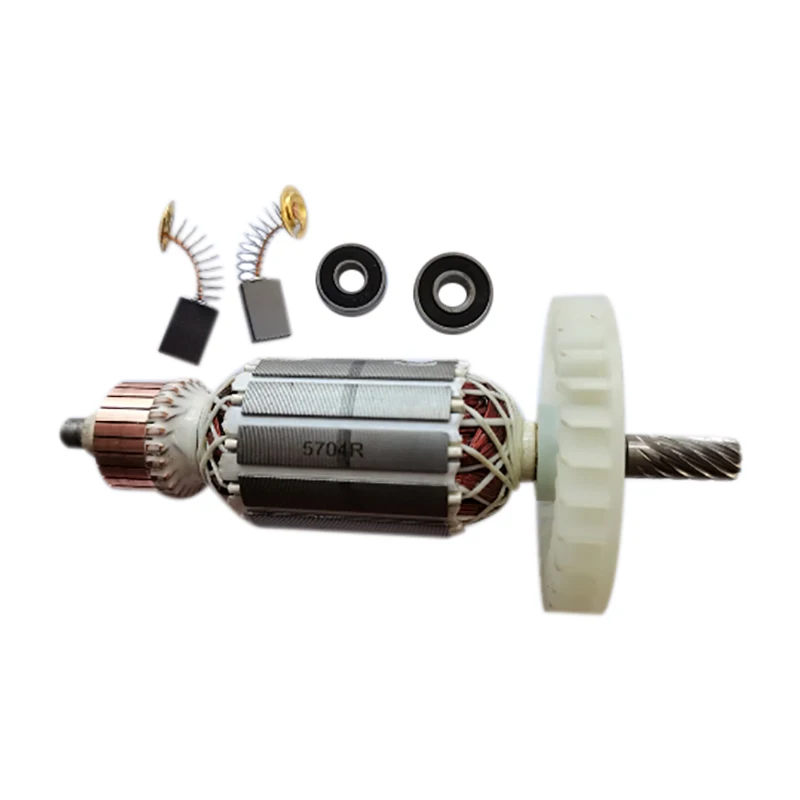 AC220-240V 9-Teeth Drive Shaft Circular Saw Armature Rotor for 5704R 5806R 5704RK 518629-3 516489-7 5806B