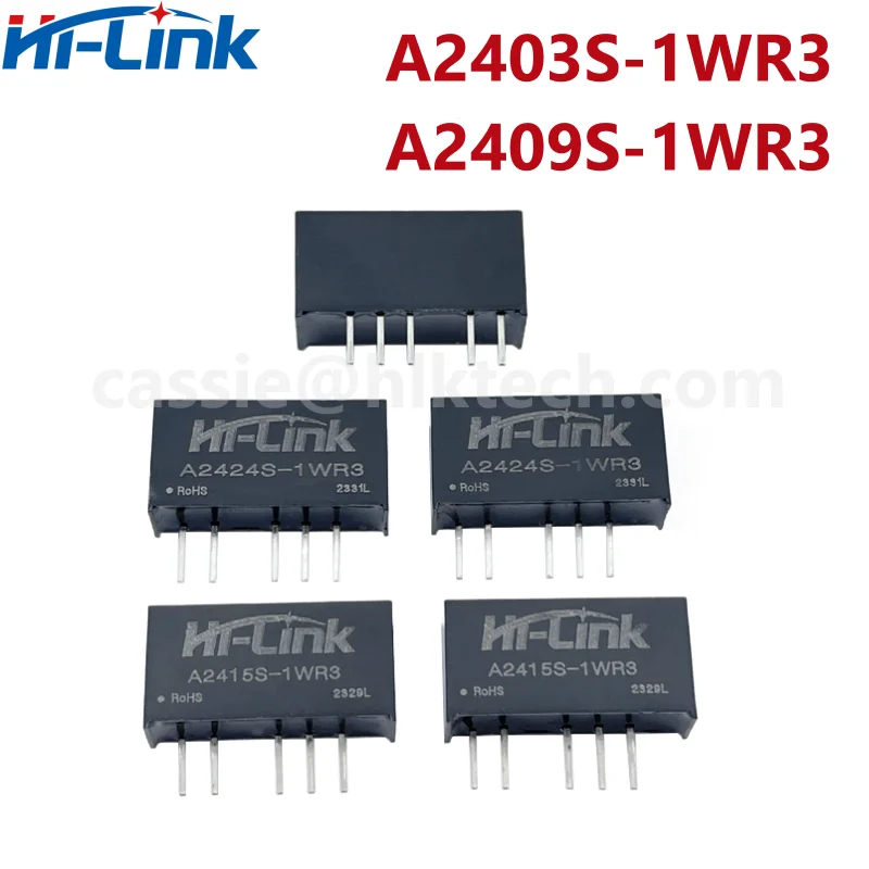 Hi-Link PCB A2403S-1WR3 A2405 DCDC 3,3 V 1W 3,3 mA выходной преобразователь умный блок питания Module DC 24V to 1W V двойной выход