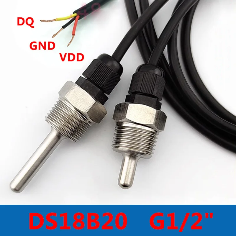 DS18B20 Digital Temperature Sensor G1/2\