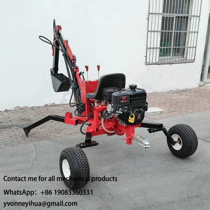 Enhanced Stability Small Farm Tractor Loader and Backhoe Small Backhoe Price Backhoe Attachment for Small Tractor