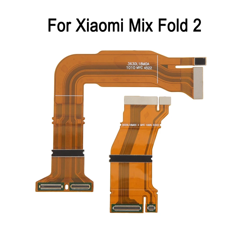 1 Pair Spin Axis Flex Cable For Xiaomi Mix Fold 2 2022, For Xiaomi Mix Fold 3 2023, Hinge Spin Axis Cable Replacement Part
