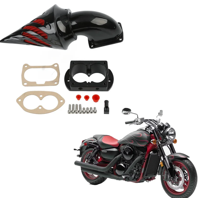 

For Kawasaki 2002-2009 Vulcan 1600 Mean Streak Motorcycle Spike Air Cleaner Kits Intake Filter Motorcycle Acsessories